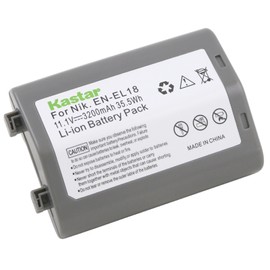 Kastar LCD Dual Smart Fast Charger & Battery (2 Pack) for Nik EN-EL18, EN-EL18a, ENEL18, ENEL18a, MH-26, MH-26a, MH26 and Nik D4, D4S, D5 Digital SLR Camera, Nik MB-D12, D800, D800E Battery Grip