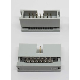 Pc Accessories - 2-Pack 2X7 14P Dual Rows 2.54mm Shrouded IDC Male Header, 14 Pins Connectors