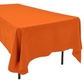 AK TRADING CO. 60 x 102-Inch Rectangular IFR Polyester Tablecloth - Orange