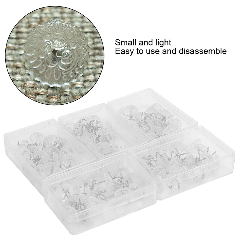 400Pcs Twist Pins Upholstery Bedskirt Couch Sofa Headliner Repair Drapey