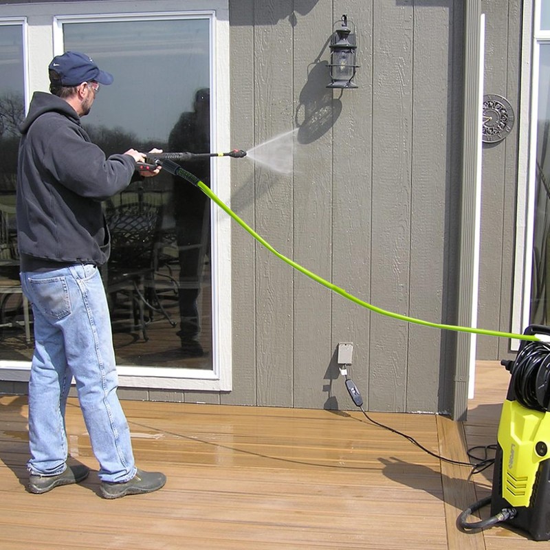 Hourleey Pressure Washer Hose 100 FT, 3600 PSI Flexible Kink