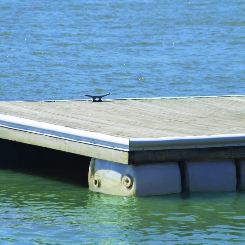 EasyFlex Marine P-Profile Dock Edging, White, 10' Coil