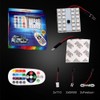 YM E-Bright 1-Set(2PCS) RGB 5050 24SMD LED Panel Dome Light