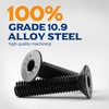 Pack of 60 M6 x 16 mm Countersunk Screws with