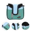 WOONEKY Golf Putter Headcover Pu Leather Square Shape Cover with