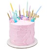 Bakery Craft Mermaid Tail Shaped Birthday Candle - 1 Count
