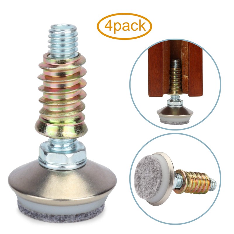 Hot Favorable Furniture Levelers - Adjustable Leveling Legs for Tables