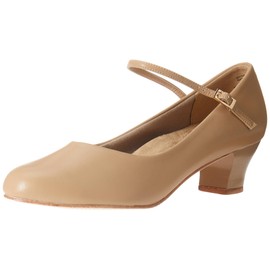 Capezio Women's Cassie Jr. Character Shoe, Caramel, 10.5