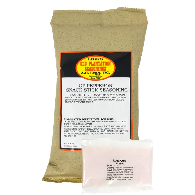 A.C. Legg - Pepperoni Snack Stick Seasoning, 16.75 Ounce -