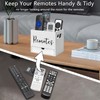 Remote Control Holder, 2 Slot TV Remote Holder& Desk Organizer