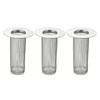 uxcell 3Pcs Modern Stainless Steel Sink Strainer, Fit for Diameter