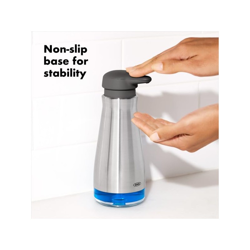 OXO Good Grips Stainless Steel Soap Dispenser, Kitchen and Bathroom