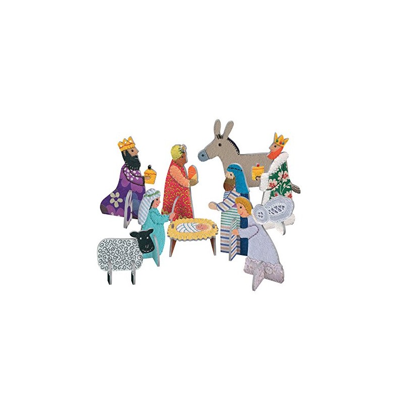 Roger la Borde Pop & Slot Nativity Scene Decoration