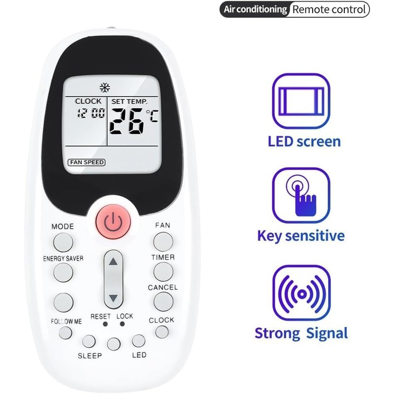 RETROSUN AC Remote Control Replacement for Arctic King Midea Window