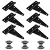 4 inch T Strap Hinges, Heavy Duty T-Strap Shed Door
