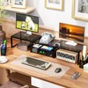 Simple Trending Monitor Stand Riser, Adjustable Angle Computer Desk Organizer