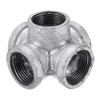 TuToy 1/2 '3/4' 1 '5 Way Pipe Fitting Malleable Iron