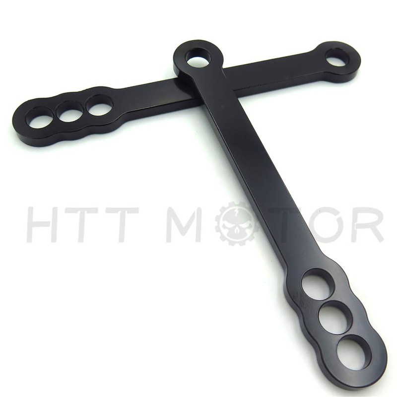 HTTMT MT006-BK Black Lowering Links Compatible with 1999-2019 Suzuki Gsx-R