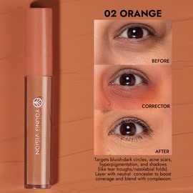 Base Correctora de Maquillaje Líquido de Colores – Cobertura Natural para el Rostro, Textura Fresca y Liviana, Mejora el Tono con un Toque de Luz y Color (02, 3ml)