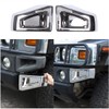 Front Bumper Corner Bezels Replacement Compatible with Hummer H2 2003-2009