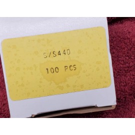 unknown Box Of 100, 1/8" x 1/4" Steel Pop Rivets, Steel Mandrel