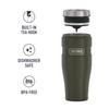 THERMOS Stainless King Vacuum-Insulated Travel Tumbler, 16 Ounce, Army Green