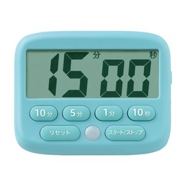 Sonic LV-3051-LB Digital Timer Toki Suppo Light Blue