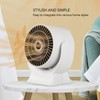 Space Heater Fashionable Simple Safe 800W Electric Desktop Heater for