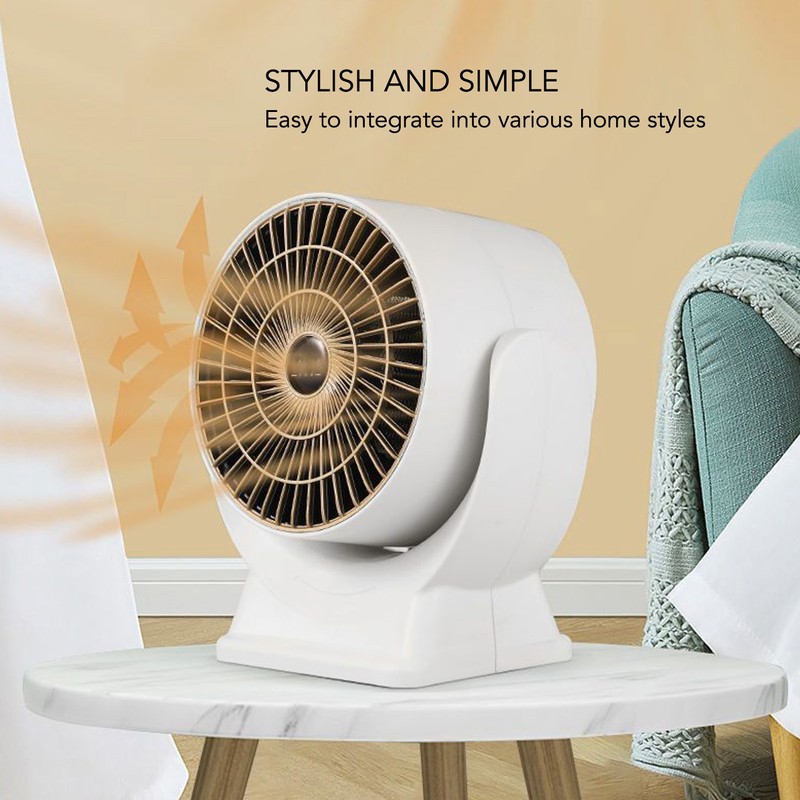 Space Heater Fashionable Simple Safe 800W Electric Desktop Heater for