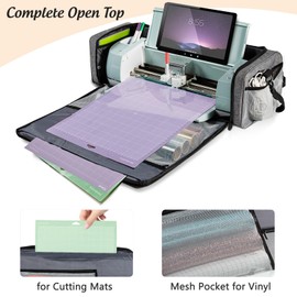 IMAGINING Carrying Case Bag for Cricut Maker 4, Maker 3, Explore 4, Explore 3, Explore Air 2, Large Opening Storage for Cricut Accessories and Suppliers