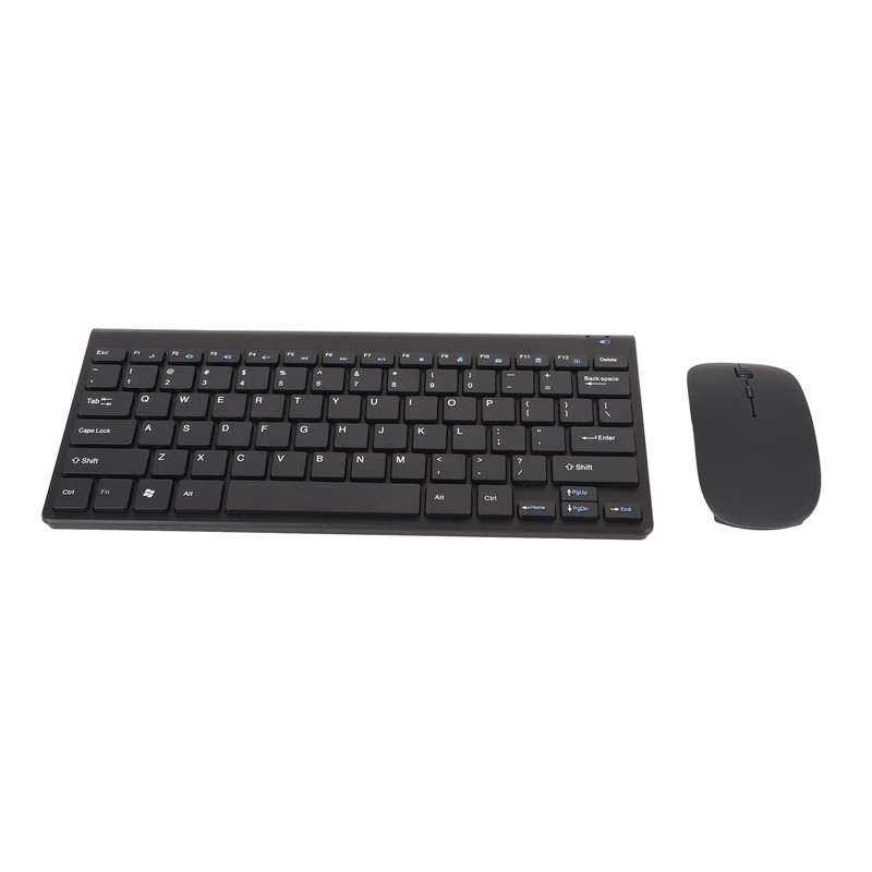 Smart Wireless Keyboard Mouse Kit Silent LED Indicator Waterproof Power