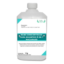 1 Kg Base De Shampoo Capilar 2 En 1 Concentrada Hasta 5 Kg