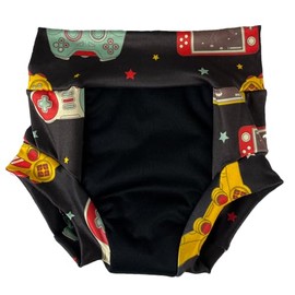 Smart Bottoms Reusable Organic Cloth Training Pants Heavy Daytime Absorbency Waterproof (2-3, Level Up)