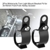Aramox Motorcycle Turn Signal Mount for 30-45mm Front Fork Scooter
