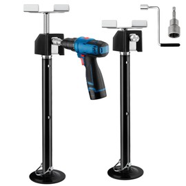 Kohree Set of 2 RV Slide Out Supports, Heavy Duty Camper Support Jacks, Supports up to 5000lbs, Adjust from 20"-49" Height by Power Drill or Hand Crank Handle, RV Camper Accessories for Travel Trailer