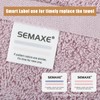 SEMAXE 18-Pack Bath Towel Set Include 6 Bath Towels, 6