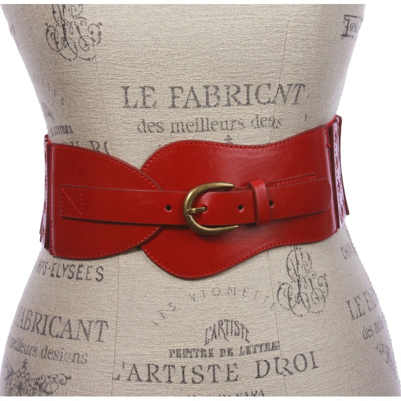 Cinturón elástico para mujer de 7,62 cm de ancho y