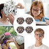 4 Uds Parches para Ojos Adultos y Adolescentes Estampado de