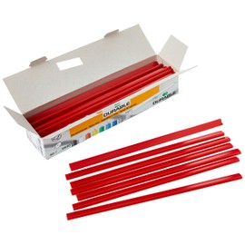 Durable 293003 Spine Bars A4 for Approximately 30 Sheets Pack of 50 Red