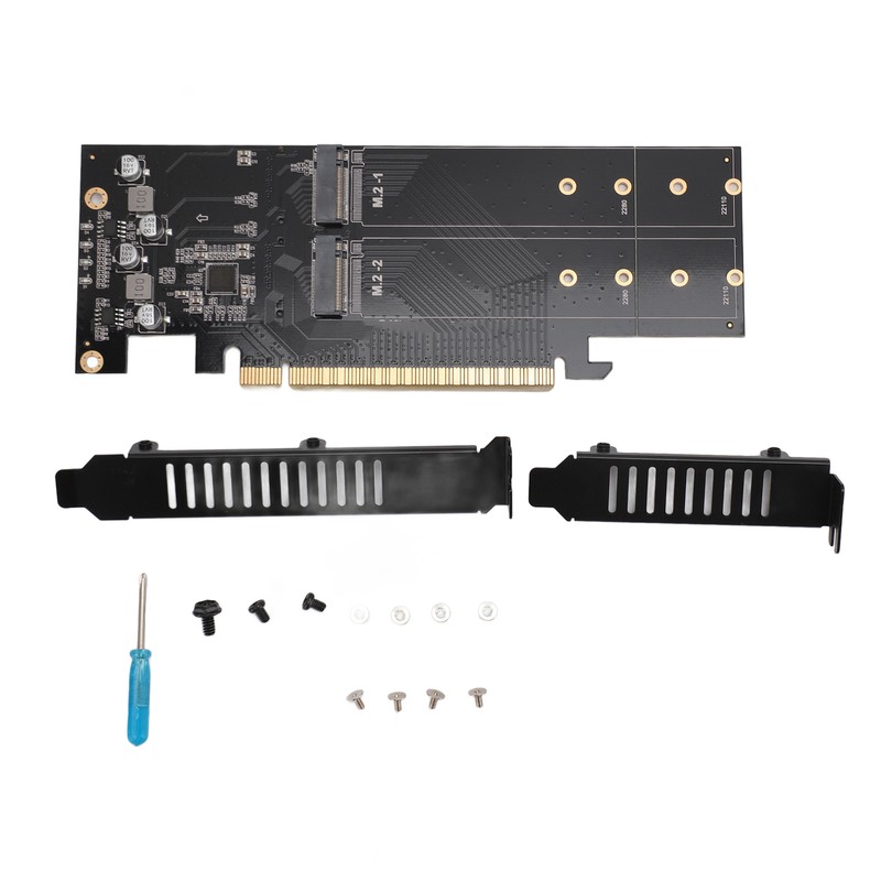 Quad M.2 NVMe to PCIe 4.0 X16 Adapter 4 Port