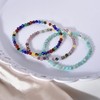 Candyfancy Gemstone Bracelet with 4 mm Silver 925 Pearls Genuine