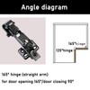 2 Pack Cabinet Door Hinges Full Overlay Soft Close Cabinet