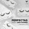Pestaña petite 1, efecto 3D, largo de 10 mm, reutilizables