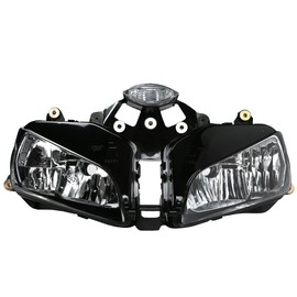 XFMT Motorcycle Headlight Head Light Lamp Assembly Compatible with 2003-2006 Honda CBR 600RR 2004 2005