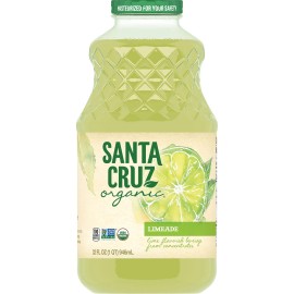 Santa Cruz Juice Limeade Organic 32 fl. oz (Pack of 12)