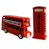 London Souvenir Pencil Sharpeners Set - Die Cast Metal Sharpener