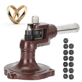 Ring Stretcher Ring Expander Sizing Machine, Ring Stretcher Enlarger Sizer, Jewelry Ring Making Processing Tool with 14pcs Rollers For Stone Set Enlarger Tool