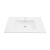 Sarlai 36-Inch Modern Drop-In Vanity Easy Clean Bathroom Sinks Ceramic
