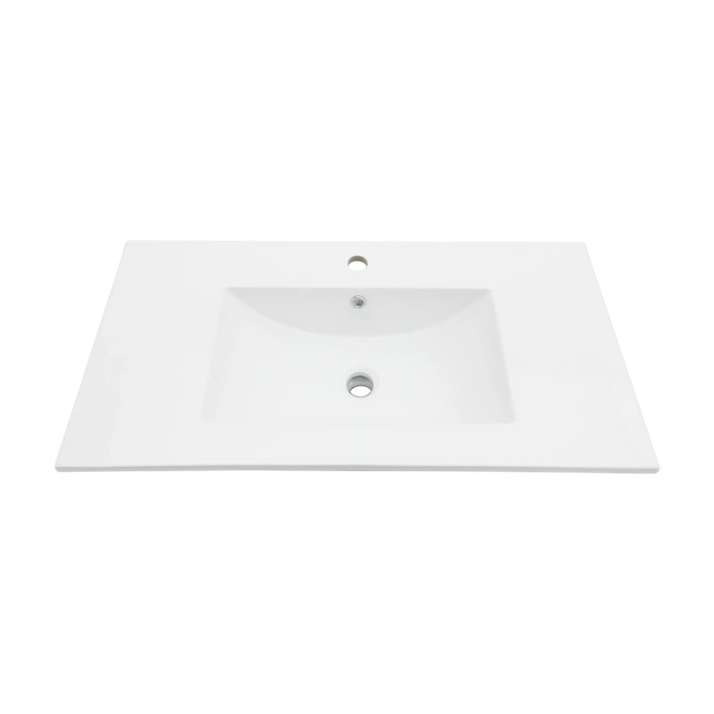 Sarlai 36-Inch Modern Drop-In Vanity Easy Clean Bathroom Sinks Ceramic
