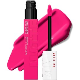 Maybelline SuperStay Matte Ink Labial Líquido, Larga Duración 16 Horas, Alta Pigmentación Sin Transferencia, Aplicador de Precisión en Flecha, 20